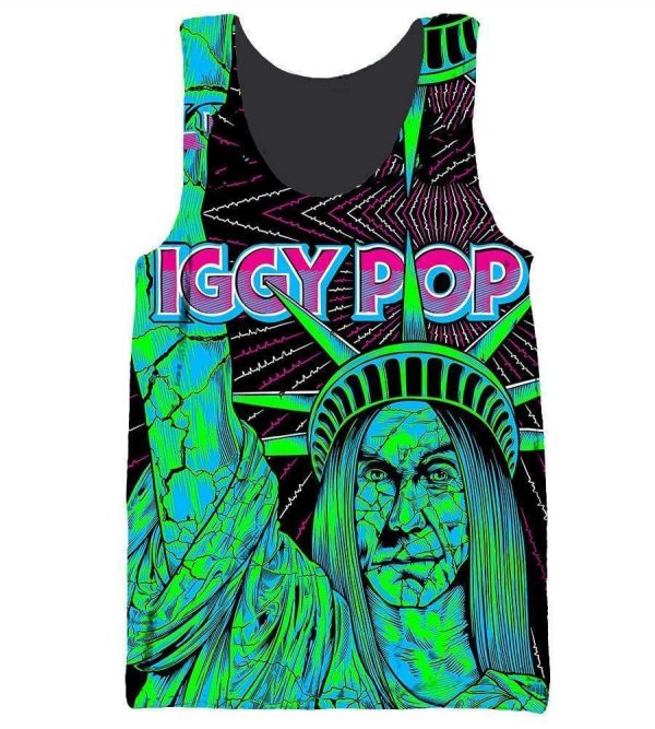 Iggy Pop Hoodies - Pullover Green Hoodie