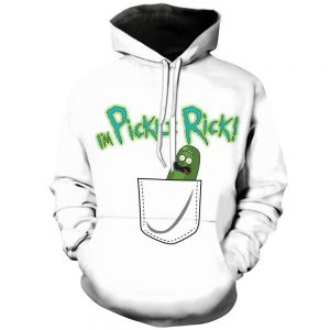 i'm pickle Rick | Rick and Morty 3D Printed Unisex Hoodies