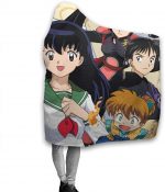 Inuyasha Hooded Blanket - Anime Fleece Printed Flannel Blanket