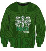 Irish Hoodies - Pullover Green Hoodie