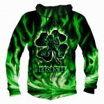 Irish Hoodies - Pullover Green Hoodie