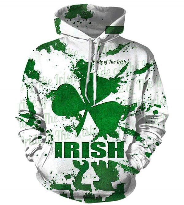 Irish Hoodies - Pullover White Hoodie