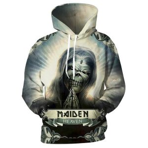 Iron Maiden 3D Hoodie Rock Metallic Tracksuits Skull Eddies Sweatshirt ILH-031