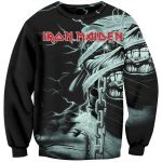 Iron Maiden 3D Print Pullovers Unisex Rock Music Band Sweatshirt