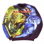 Iron Maiden 3D Print Pullovers Unisex Rock Music Band Sweatshirt