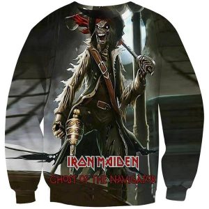 Iron Maiden 3D Print Pullovers Unisex Rock Music Band Sweatshirt