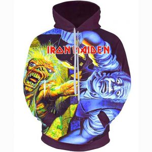 Iron Maiden Hoodie Couple Sweatshirt Unisex Hoodie Real Dead One 3D Print Jacket Pullovers