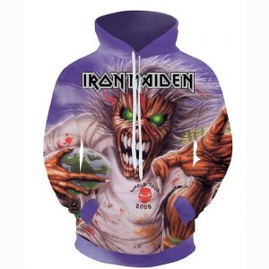 Iron Maiden Hoodie Sweatshirt - Unisex Real Dead One 3D Print Hoody Jacket