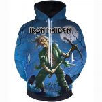 Iron Maiden Hoodie Unisex Hoodie Real Dead One 3D Print Pullover