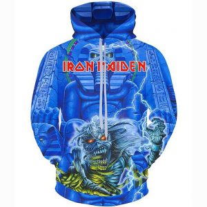 Iron Maiden Hoodie Unisex Real Dead One 3D Print Hoody Pullover