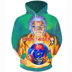 Iron Maiden Hoodie Unisex Real Dead One 3D Print Pullover