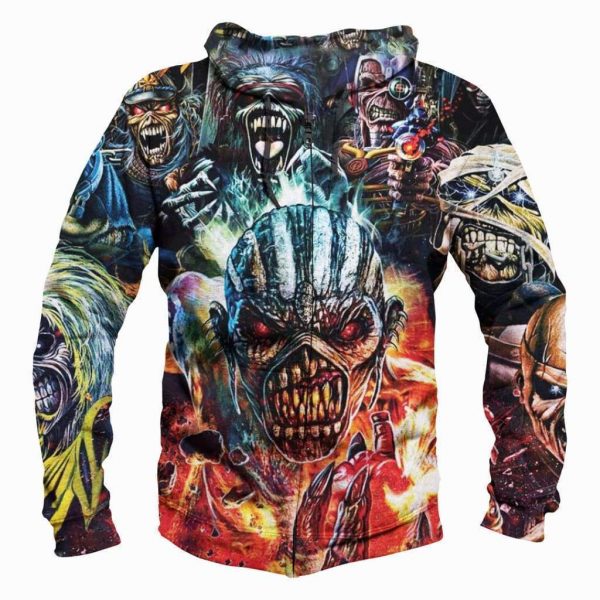 Iron Maiden Hoodies - Pullover Black Hoodie