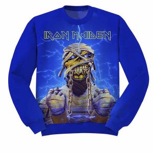 Iron Maiden Men Women 3D Print Pullover Unisex Rock Music Band Sweatshirt