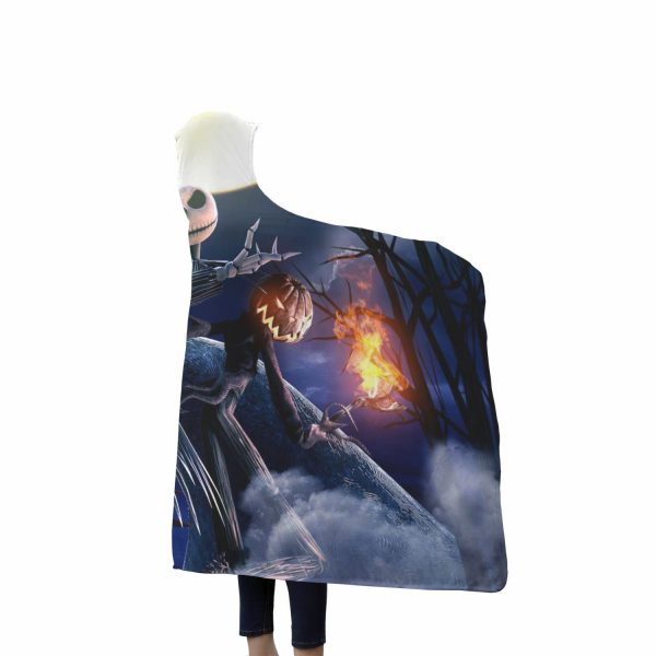Jack Skellington Hooded Blankets - Skull Jack Hooded Blanket