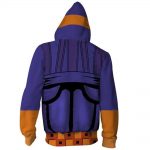 JoJo's Bizarre Adventure Hoodies - Ghirga Narancia Purple Zip Up Hoodie
