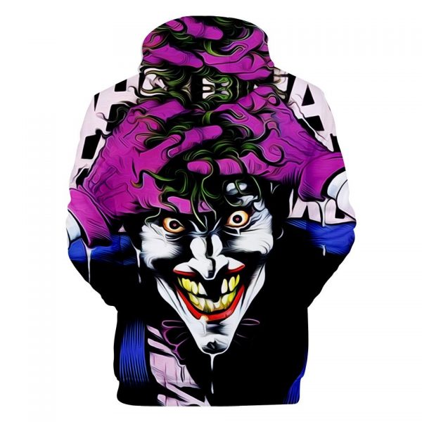 Joker Hoodies Unisex 3D Print Halloween Horror Sweatshirt Hoodies