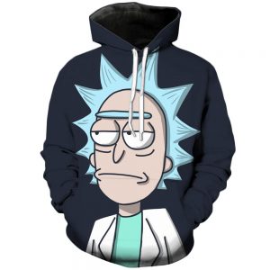 Just Rick | Rick and Morty 3D Printed Unisex Hoodies