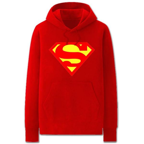 Justice League Hoodies - Solid Color Super Hero Justice League Fleece Hoodie