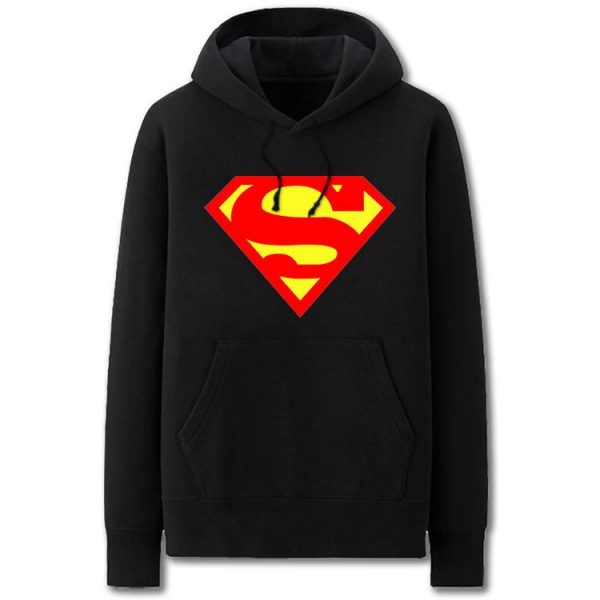 Justice League Hoodies - Solid Color Super Hero Justice League Fleece Hoodie