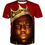 King Biggie Hoodie - Notorious Smalls Pullover Red Hoodie