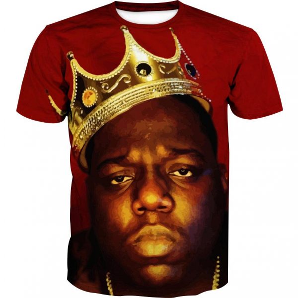 King Biggie Hoodie - Notorious Smalls Pullover Red Hoodie