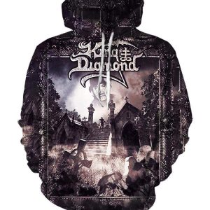 King Diamond Hoodies - Pullover Black Hoodie