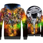 King of War Jackets - Solid Color King of War Series Super Cool 3D Fleece Jacket