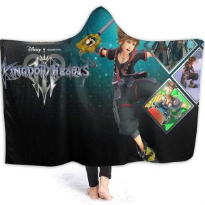 Kingdom-Hearts Blanket - Super Soft Flannel Hooded Blanket