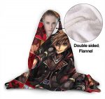 Kingdom Hearts Flannel Hooded Blanket - Anime Blanket