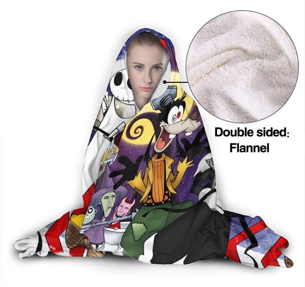 Kingdom Hearts Flannel Hooded Blanket - Anime Blanket
