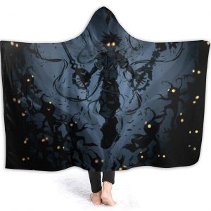 Kingdom Hearts Flannel Throw Hooded Blanket