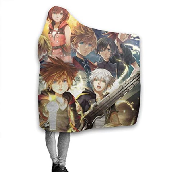 Kingdom Hearts Hooded Blanket - Flannel Blanket