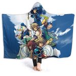 Kingdom-Hearts Hooded Blanket -  Flannel Sofa Lightweight Blanket