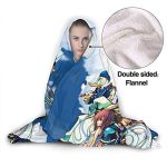 Kingdom-Hearts Hooded Blanket -  Flannel Sofa Lightweight Blanket