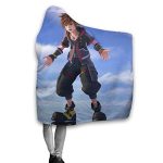 Kingdom-Hearts Hooded Blanket - Soft Flannel Blanket