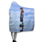 Kingdom-Hearts Hooded Blanket - Super Soft Flannel Blanket