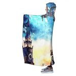 Kingdom-Hearts Hooded Blanket - Super Soft Flannel for Sofa Blanket