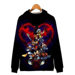 Kingdom Hearts Hooded Coat - 3D Print Zipper Gaming Hoodie