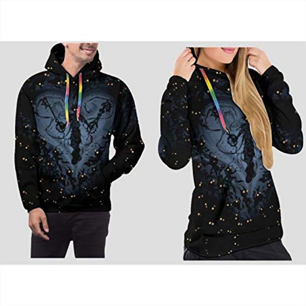 Kingdom Hearts Hoodies - Sora 3D Print Pullover Gaming Hoodie