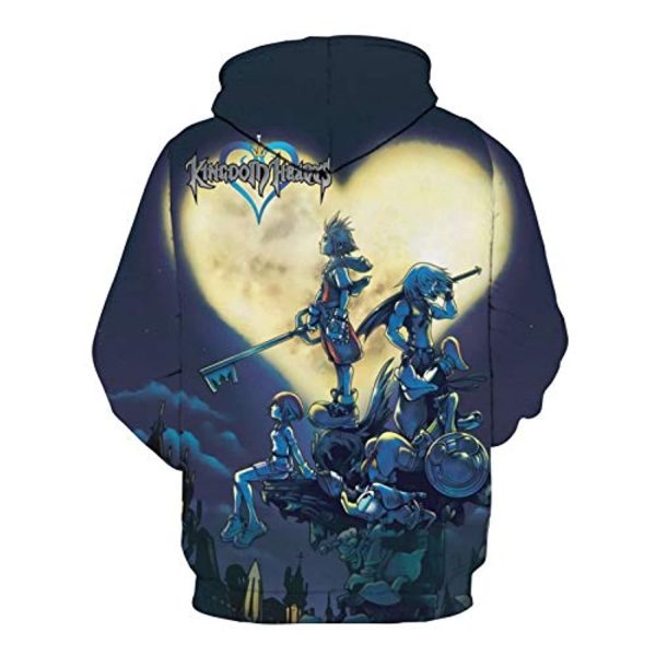 Kingdom Hearts Hoodies - Sora 3D Print Pullover Gaming Hoodie