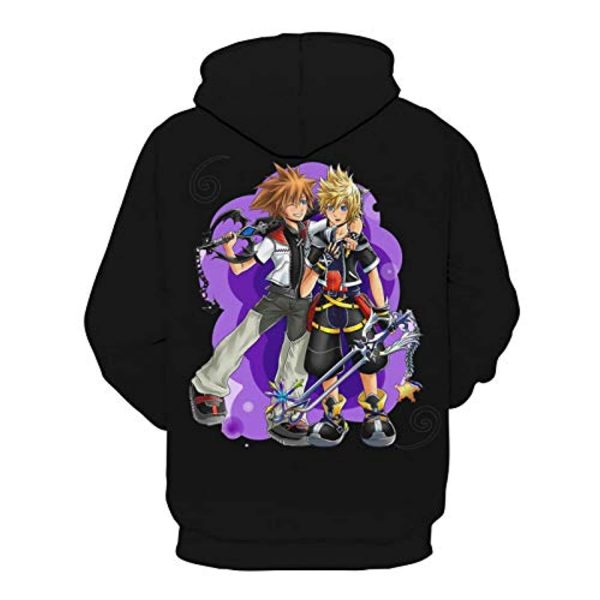Kingdom Hearts Hoodies - Sora Ventus 3D Print Pullover Gaming Hoodie