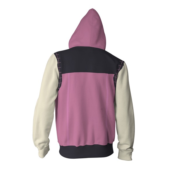Kingdom Hearts III Kairi Hoodies - Zip Up Pink Cosplay Hoodie