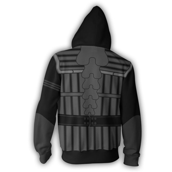 Kingdom Hearts Klingon Officer Hoodies - Zip Up Klingon Officer Uniform Hoodie