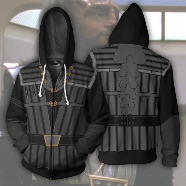 Kingdom Hearts Klingon Officer Hoodies - Zip Up Klingon Officer Uniform Hoodie