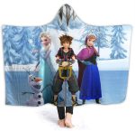 Kingdom-Hearts Soft Flannel Hooded Blanket