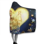 Kingdom Hearts Soft Flannel Throw Hooded Blanket