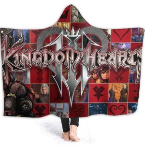 Kingdom Hearts Soft Hooded Blanket
