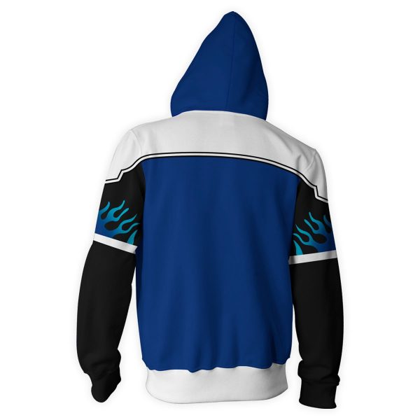 Kingdom Hearts Sora Hoodies - Zip Up Sora Wisdom Form Hoodie