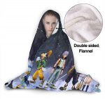 Kingdom Hearts Warm Hooded Blanket - Flannel Blanket