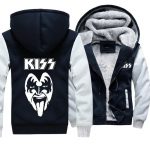 Kiss Jackets - Solid Color Kiss Series Sign Super Cool Fleece Jacket